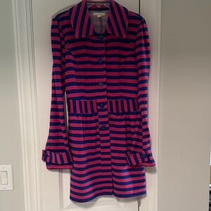 Tulle Pink and Blue Striped Jacket